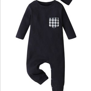 Pocket Jumpsuit With Hat